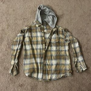 Men’s flannel hoodie